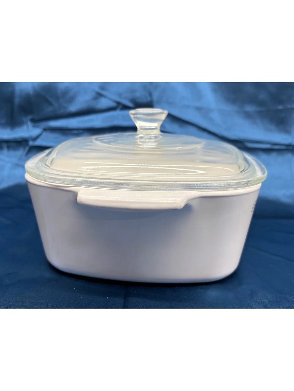 Vintage CorningWare Yellow Daisy A-1 1/2-B Casserole Dish With Pyrex P-7-C Lid